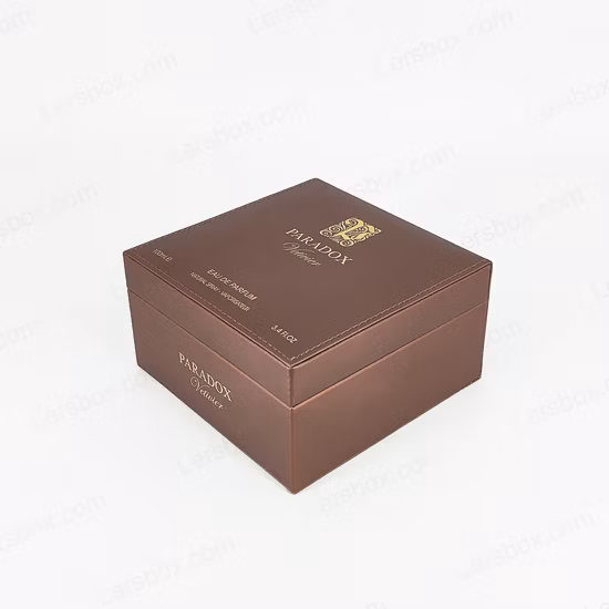 Caja de regalo de papel rígido de alta calidad con logotipo personalizado para empaquetar cosméticos/perfumes/zapatos, tapa de cartón y caja de flores base con nudo de lazo