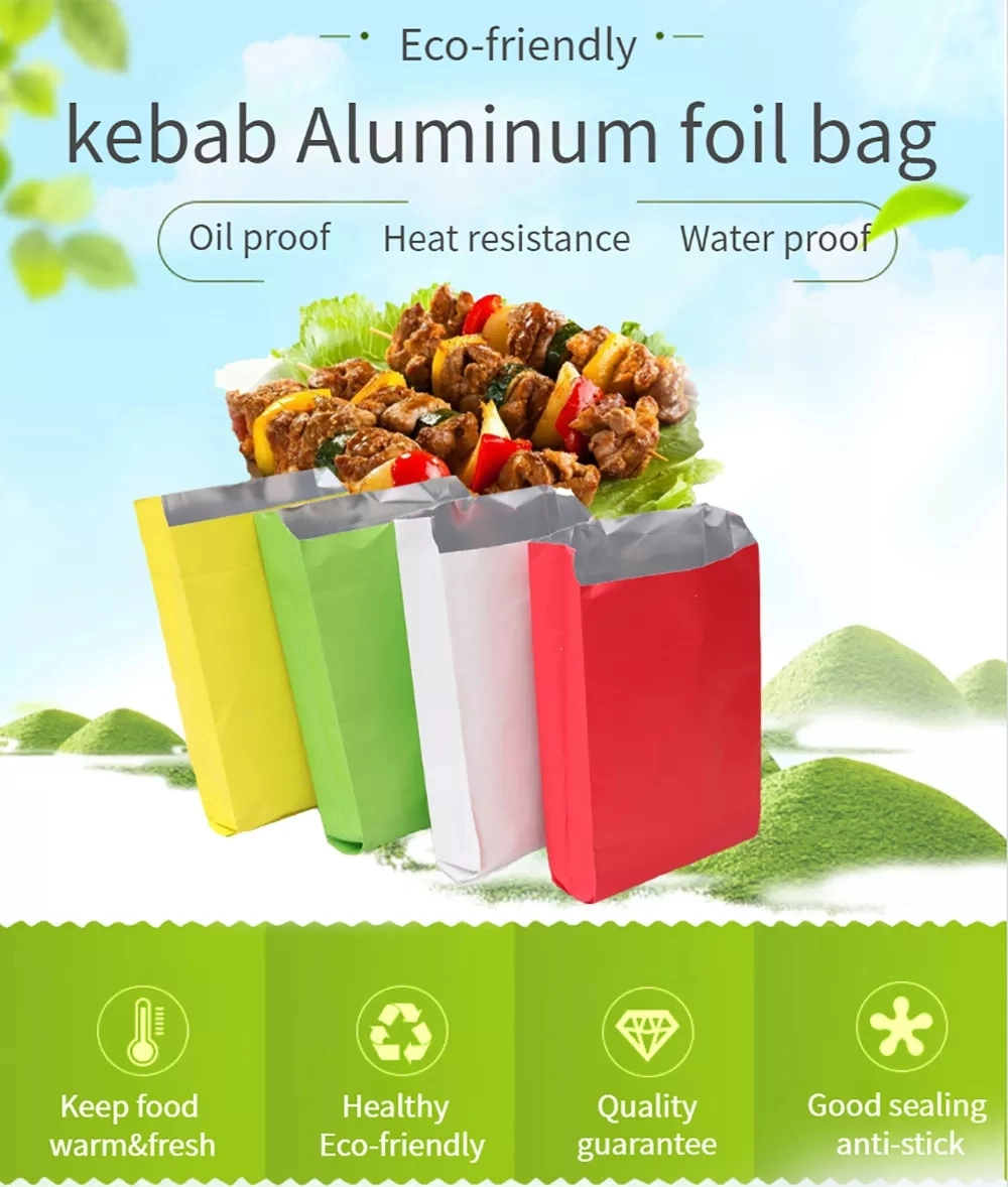 Paper Doner Tea Wholesale Aluminium Foil Kebab Bag