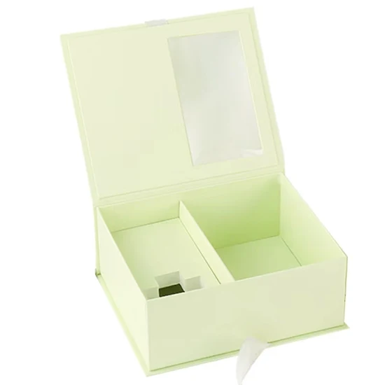 Caja de regalo de embalaje de papel de embalaje de cartón de Aroma de Perfume de flor magnética de lujo de diseño personalizado impreso con logotipo