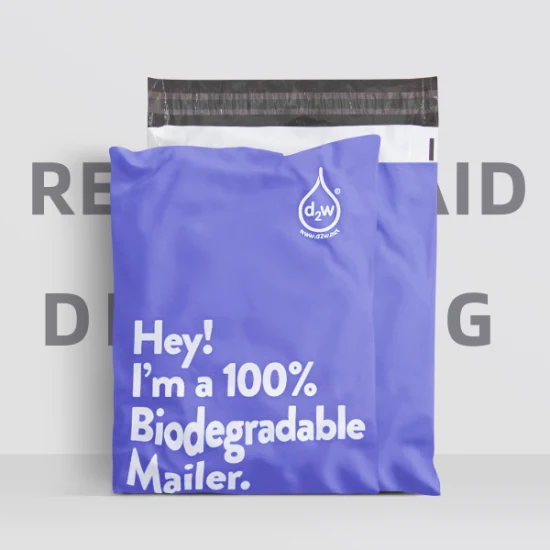 Logotipo personalizado, color, plástico biodegradable, correo polivinílico, bolsa de envío urgente, sobre de ropa, bolsa de correo